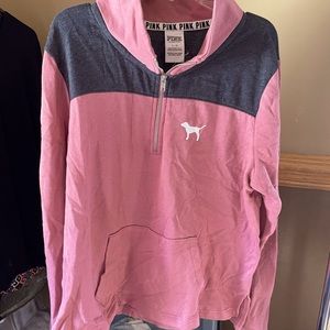 Large PINK quarter zip